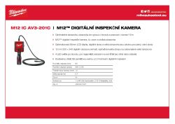 MILWAUKEE M12™ digitální inspekční kamera 4933451367 A4 PDF