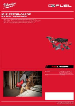 MILWAUKEE M12 FUEL™ promo sada 4933478822 A4 PDF