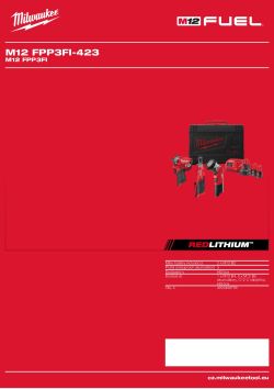 MILWAUKEE M12 FPP3FI 4933498786 A4 PDF