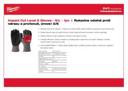 MILWAUKEE Rukavice Impact Cut E - 9/L - 1 pár 4932479571 A4 PDF