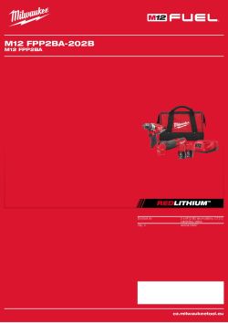 MILWAUKEE M12 FPP2BA 4933478987 A4 PDF