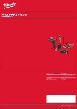 MILWAUKEE M12 FPP3T 4933500536 A4 PDF