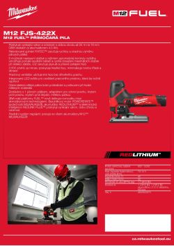 MILWAUKEE M12 FUEL™ přímočará pila 4933493349 A4 PDF