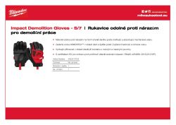 MILWAUKEE Rukavice Cut Impact Demolition - S/7 - 1 pár 4932479723 A4 PDF