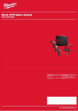 MILWAUKEE M12 FPP3AH 4933500296 A4 PDF