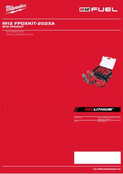 MILWAUKEE M12 FPDXKIT 4933464820 A4 PDF
