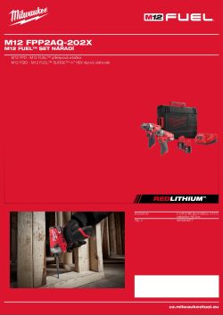 MILWAUKEE M12 FUEL™ set nářadí 4933464977 A4 PDF
