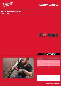 MILWAUKEE M12 FHSS 4933500001 A4 PDF