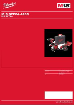 MILWAUKEE M18 BPP2A 4933464912 A4 PDF