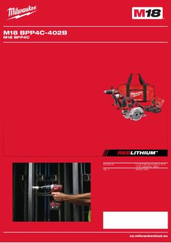 MILWAUKEE M18 BPP4C 4933471683 A4 PDF