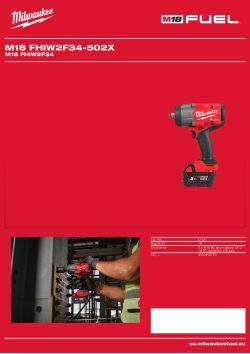 MILWAUKEE M18 FHIW2F34 4933492780 A4 PDF