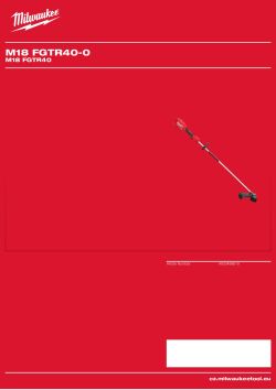 MILWAUKEE M18 FGTR40 4933498619 A4 PDF