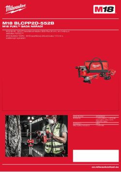 MILWAUKEE M18 FUEL™ sada nářadí 4933498554 A4 PDF