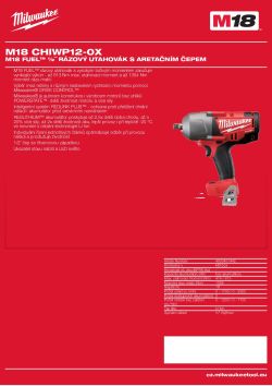 MILWAUKEE M18 CHIWP12 4933451442 A4 PDF