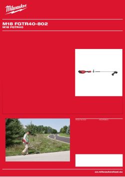MILWAUKEE M18 FGTR40 4933498620 A4 PDF
