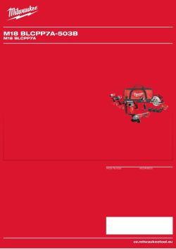 MILWAUKEE M18 BLCPP7A 4933498555 A4 PDF
