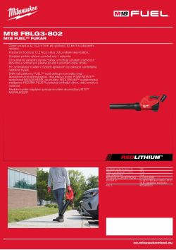 MILWAUKEE M18 FUEL™ fukar 4933499234 A4 PDF