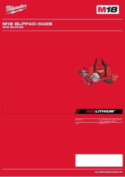 MILWAUKEE M18 BLPP4D 4933472101 A4 PDF