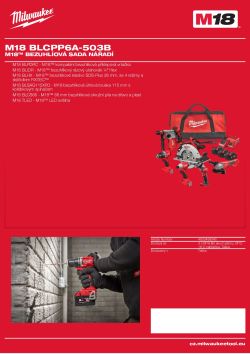 MILWAUKEE M18 BLCPP6A 4933499340 A4 PDF