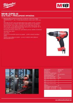 MILWAUKEE M18 FUEL™ příklepová vrtačka 4933431245 A4 PDF