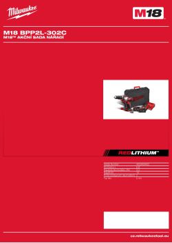 MILWAUKEE M18 BPP2L 4933459402 A4 PDF