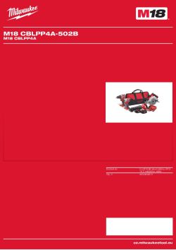MILWAUKEE M18 CBLPP4A 4933464813 A4 PDF