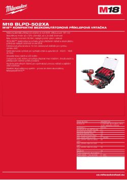 MILWAUKEE M18 BLPD 4933464129 A4 PDF