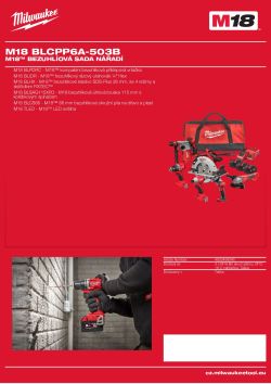 MILWAUKEE M18 BLCPP6A 4933499340 A4 PDF