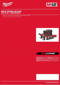 MILWAUKEE M12 PP2A 4933459581 A4 PDF