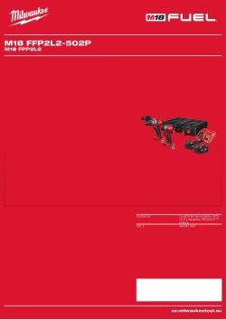 MILWAUKEE M18 FPP2L2 4933471687 A4 PDF