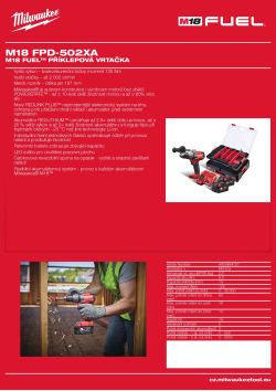 MILWAUKEE M18 FPD 4933464127 A4 PDF