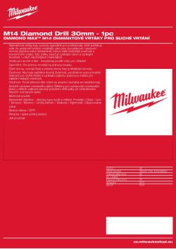 MILWAUKEE 30 mm - M14 4932471768 A4 PDF