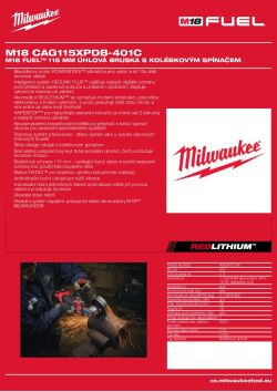 MILWAUKEE M18 CAG115XPDB 4933472145 A4 PDF