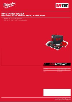 MILWAUKEE M18 NRG-503 4933459223 A4 PDF