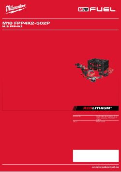 MILWAUKEE M18 FPP4K2 4933472098 A4 PDF