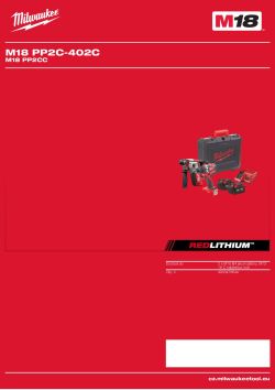 MILWAUKEE M18 PP2CC 4933478644 A4 PDF