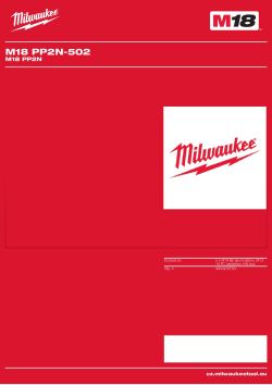 MILWAUKEE M18 PP2N 4933478769 A4 PDF
