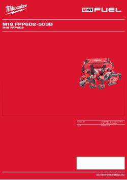 MILWAUKEE M18 FPP6D2 4933464918 A4 PDF