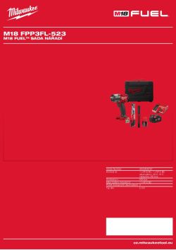 MILWAUKEE M18 FPP3FL 4933498787 A4 PDF