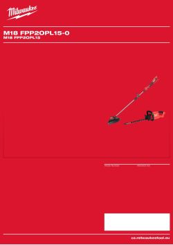 MILWAUKEE M18 FPP2OPL15 4933500155 A4 PDF