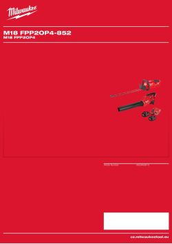 MILWAUKEE M18 FPP2OP4 4933492819 A4 PDF