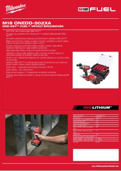 MILWAUKEE M18 ONEDD 4933464133 A4 PDF