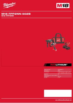 MILWAUKEE M18 FPP2NN 4933492013 A4 PDF