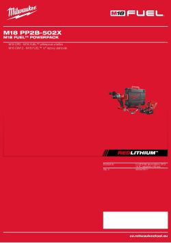 MILWAUKEE M18 PP2B 4933478511 A4 PDF
