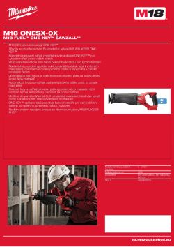 MILWAUKEE ONE-KEY™ FUEL™ SAWZALL® 4933464869 A4 PDF