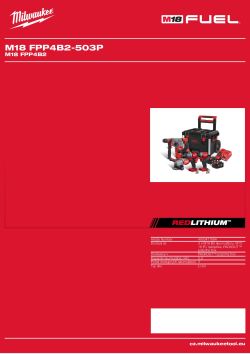 MILWAUKEE M18 FPP4B2 4933471684 A4 PDF