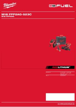 MILWAUKEE M18 FPP2AG 4933492451 A4 PDF