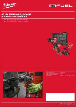 MILWAUKEE M18 FPP2A3 4933499431 A4 PDF