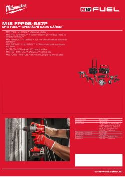 MILWAUKEE M18 FPP9B 4933499445 A4 PDF