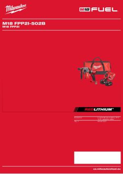 MILWAUKEE M18 FPP2I 4933472207 A4 PDF